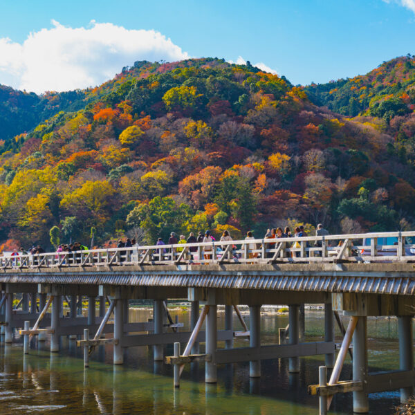 京都嵐山　渡月橋